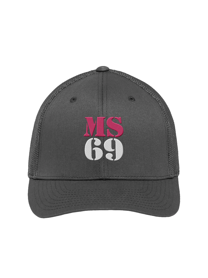 MS69 - Flexfit Trucker Hat Pink/White product image (1)