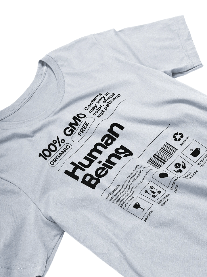 Human Being – Contents May Vary Tee (Light) product image (2)