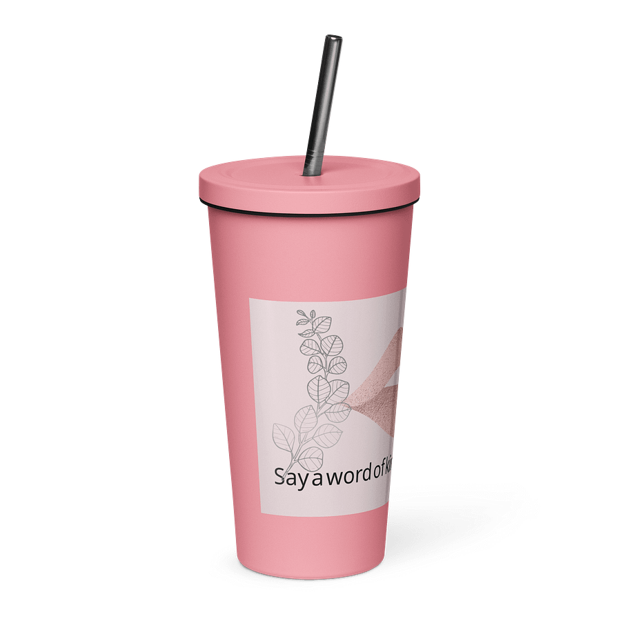Kindness Botanical Lips Insulated Tumbler product image (4)