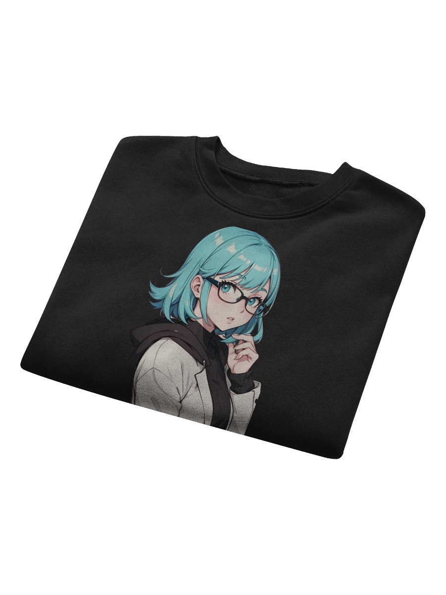 (Aqua WAIFU) K Crop Sweatshirt product image (8)