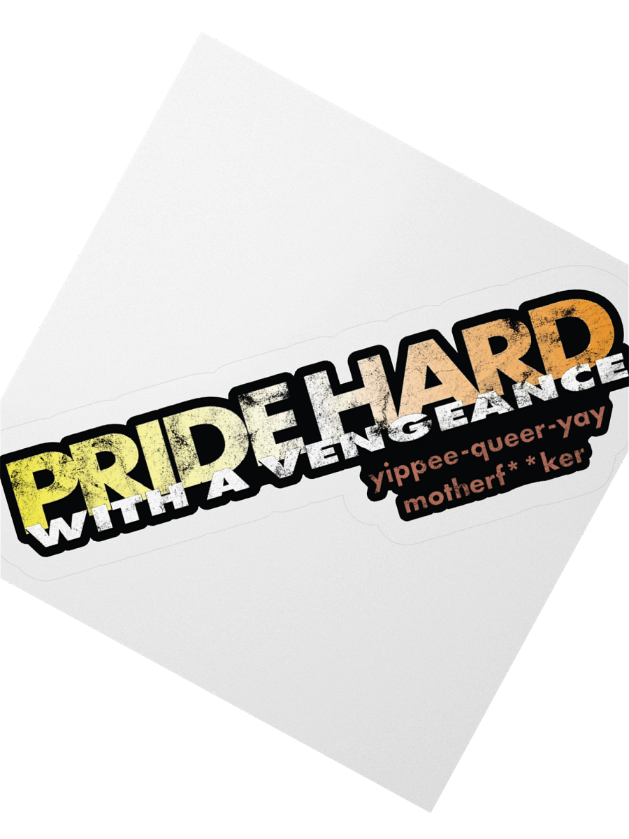 Maverique "Pride Hard" Sticker product image (5)