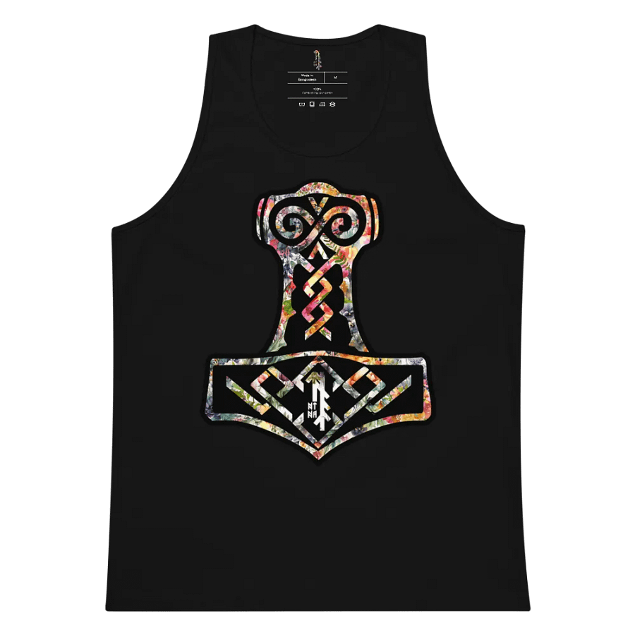 NTN Apparel Floral Mjölnir - Men's Tank Top product image (2)