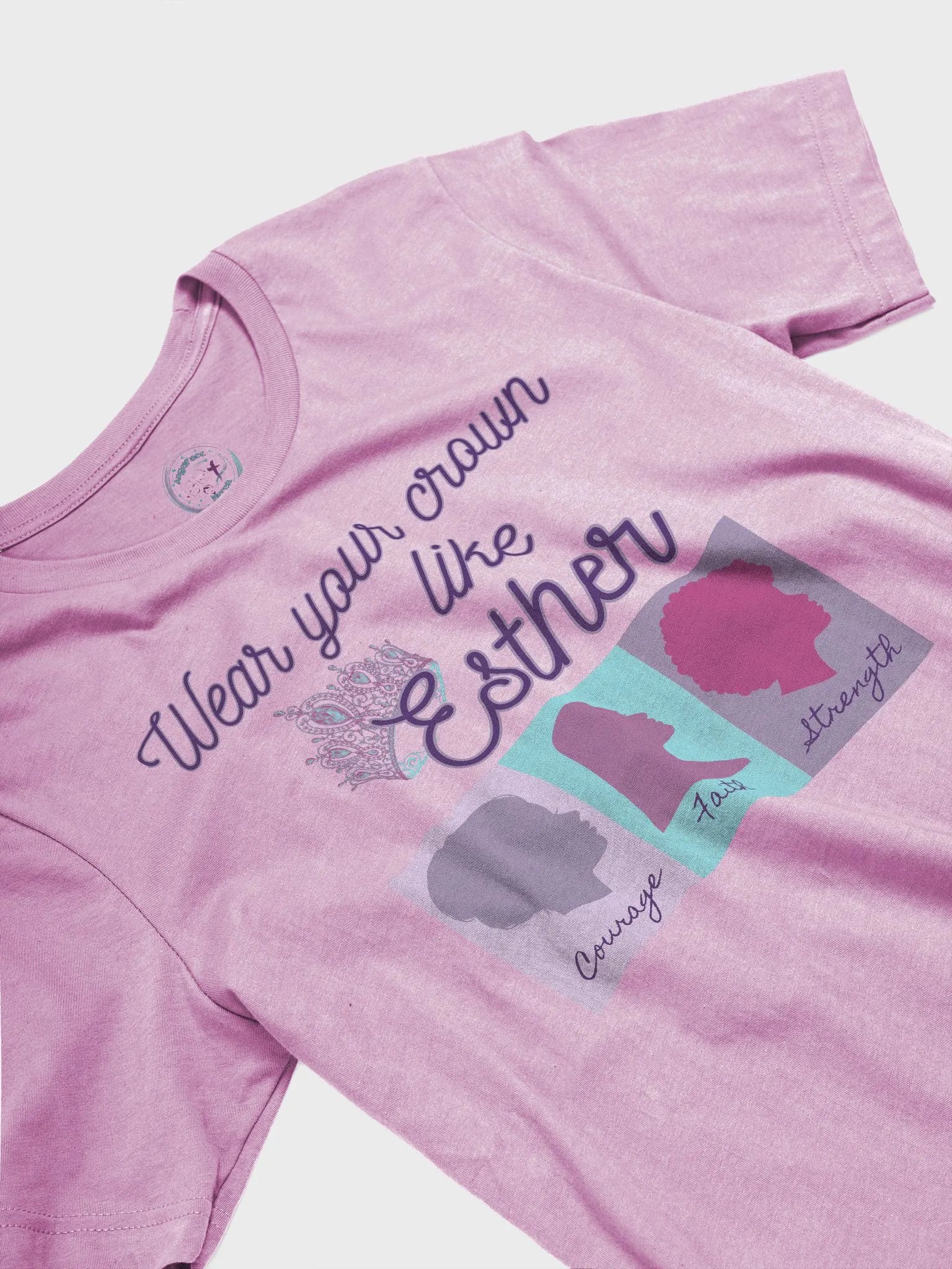 Wear Your Crown Like Esther Inspirational Super-Soft Tee product image (4)