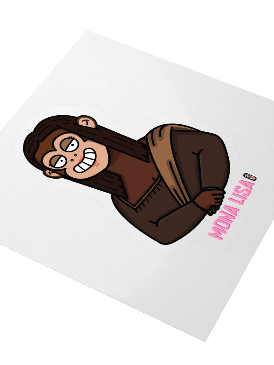 Mona Lisa - Sticker (Kiss Cut) product image (3)