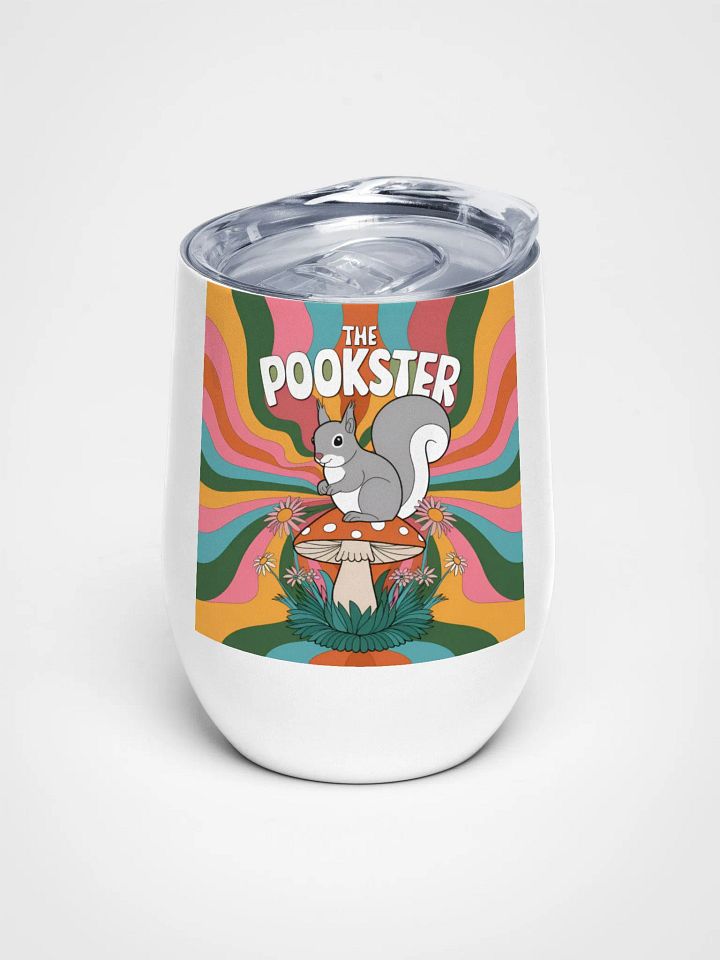 Psychedelic Squirrel Wine Tumbler product image (1)