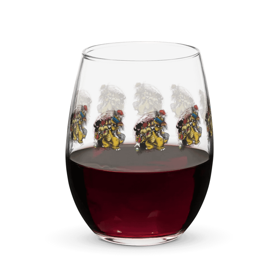 Bowser by StephyJ Stemless Wine Glass product image (7)