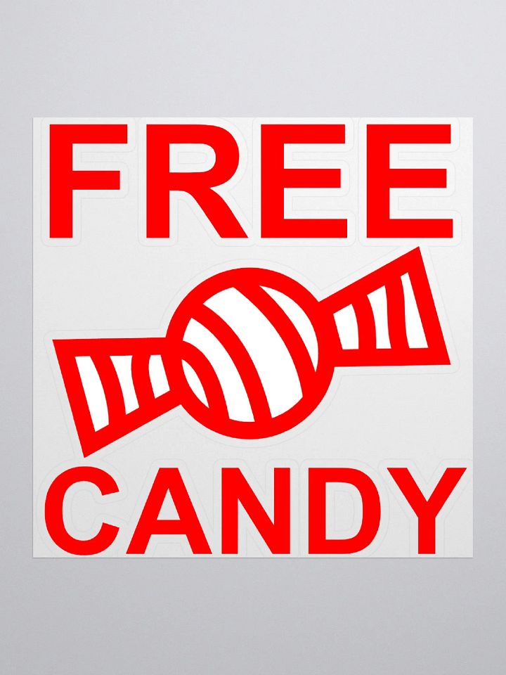 FREE CANDY sticker product image (1)