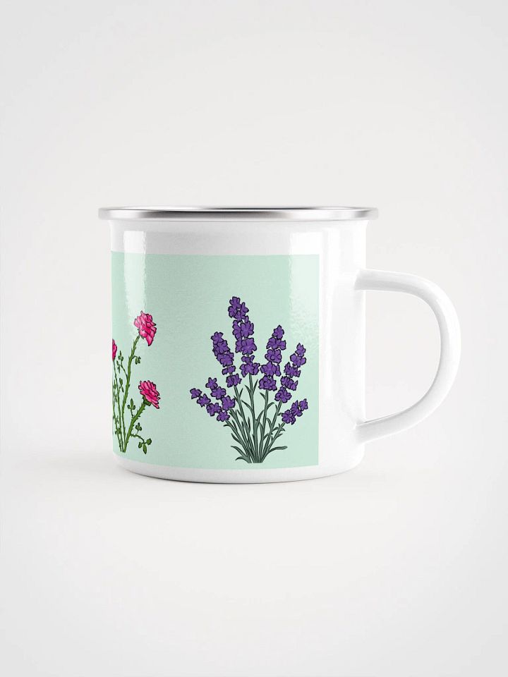 Floral Adventure Enamel Mug product image (1)