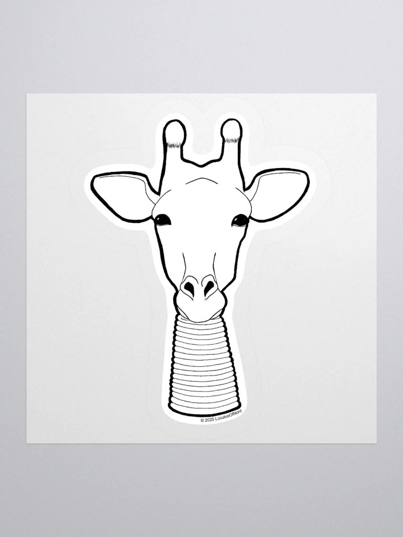 Giraffe with Neck Rings