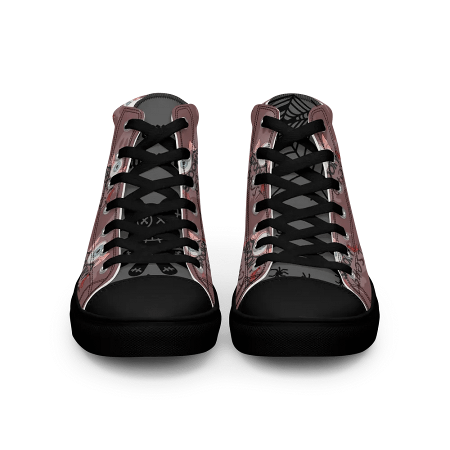 Spooky Ghost Men's High Top Shoes product image (3)