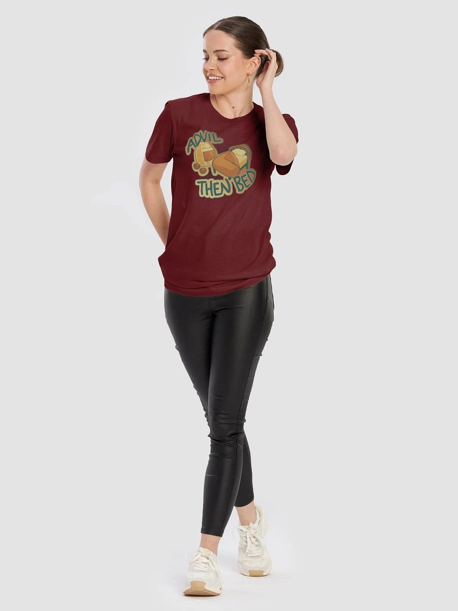 Pain Meds then Bed Tee (Cardinal) product image (10)