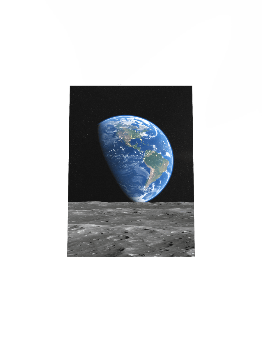 Lunar Horizon: Earth's Embrace Poster product image (31)