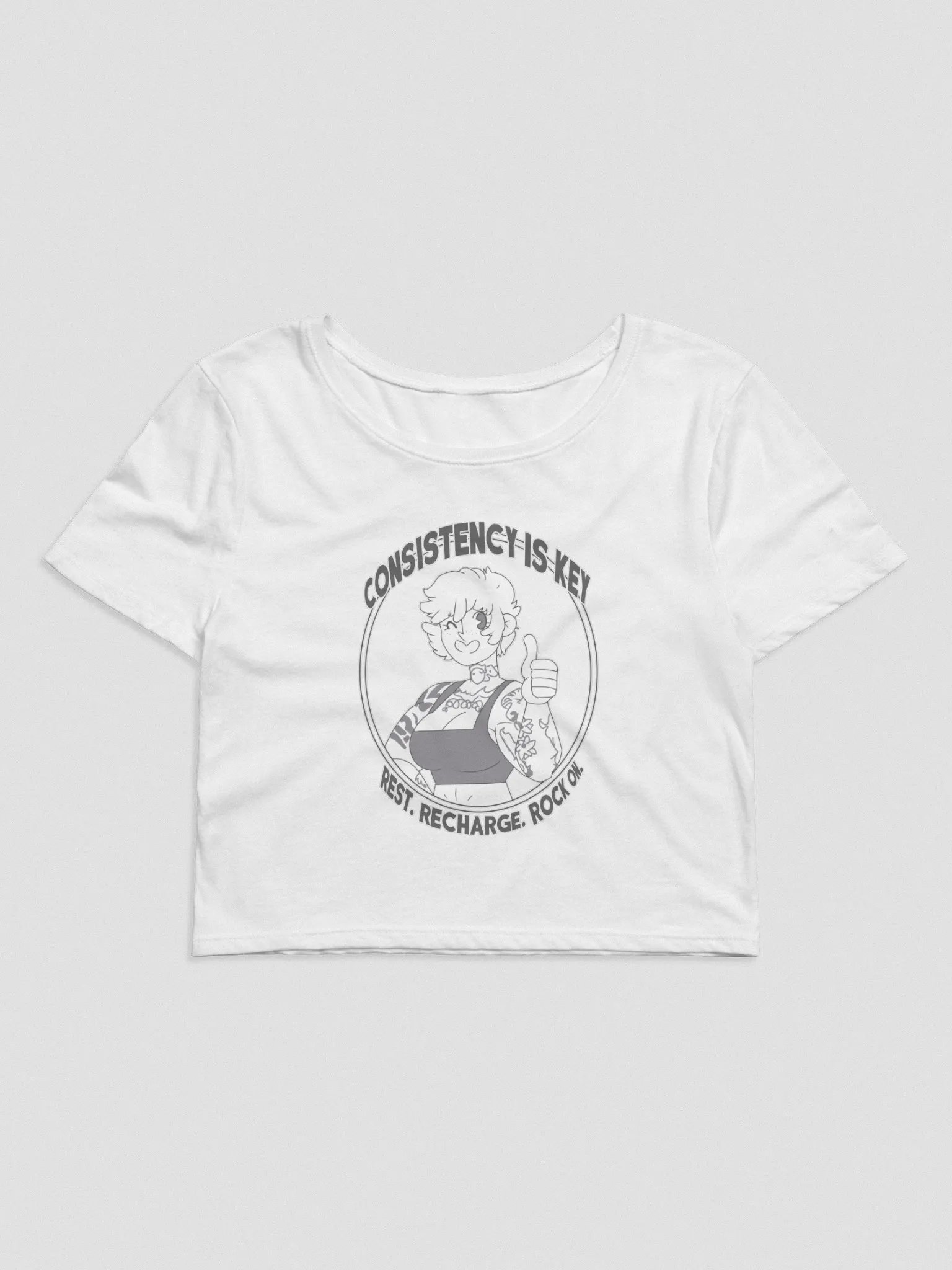 Consistency Baby! - Crop Tee product image (1)