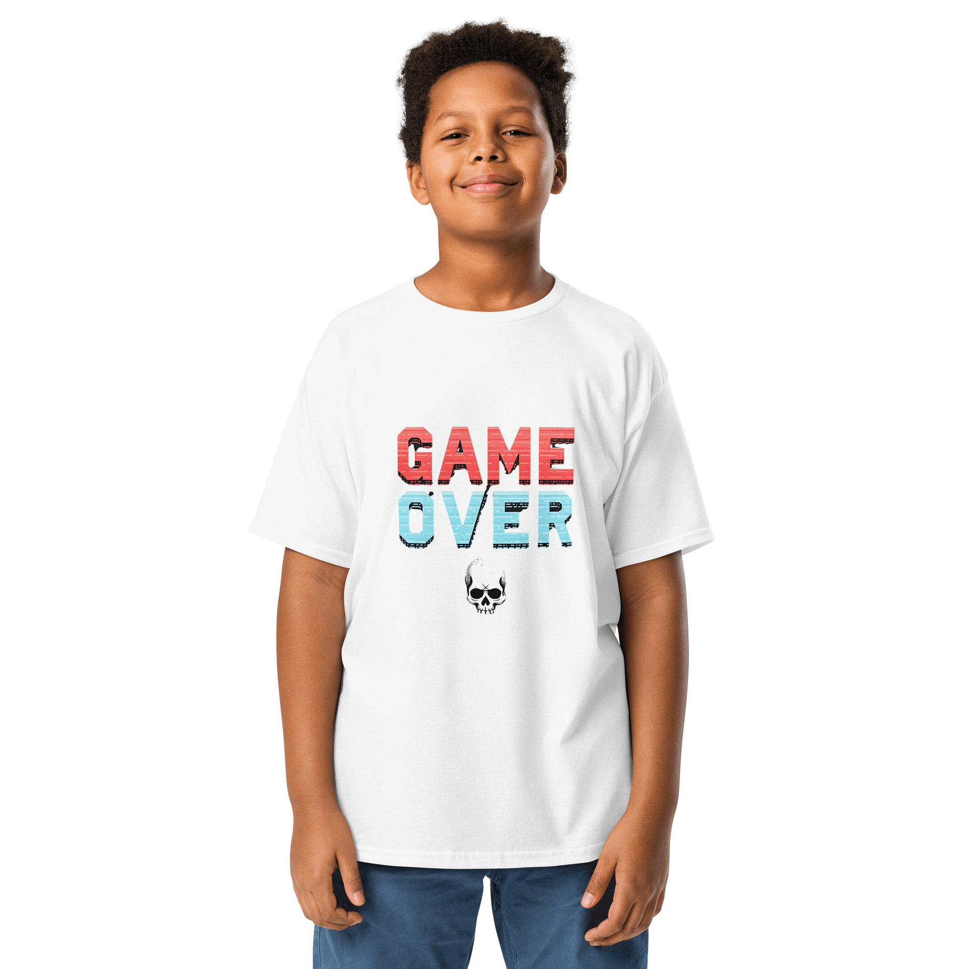 Game Over Skull Youth Tee product image (1)