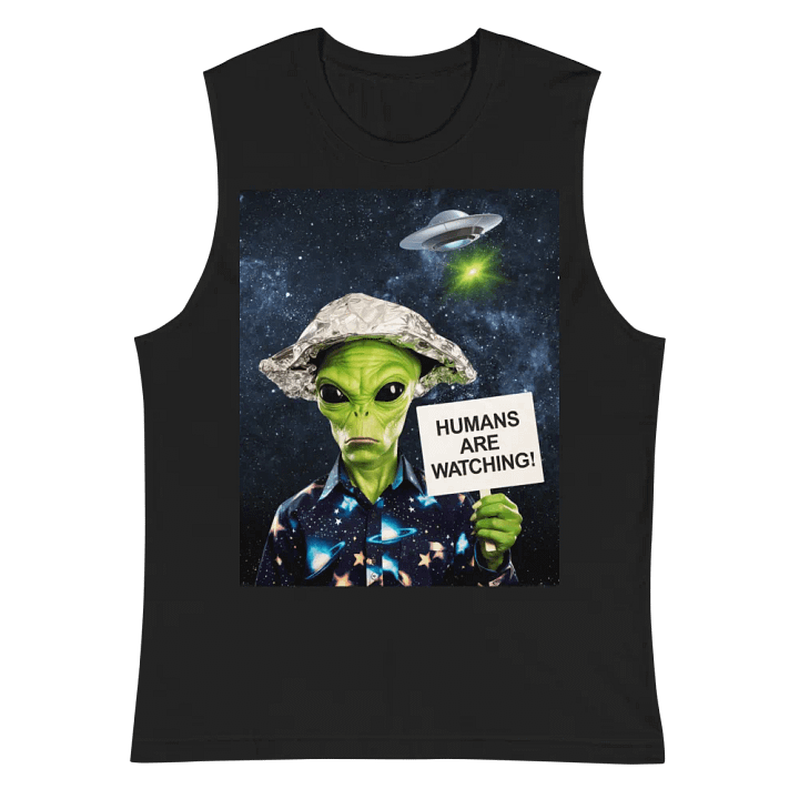 Galactic Warning Muscle Tank Bella+Canvas (Men's) product image (2)