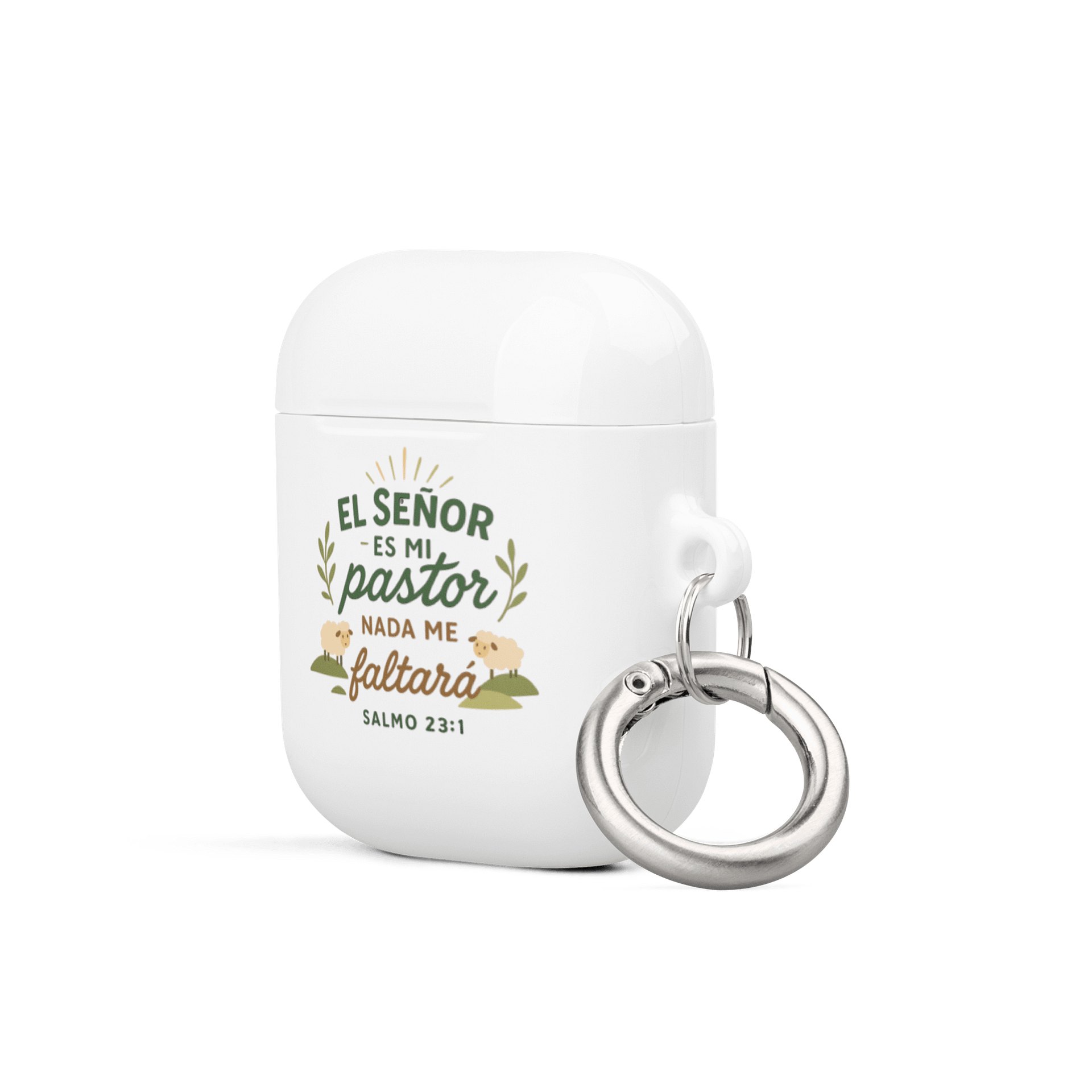 AirPods® Case – “El Señor es mi Pastor” – Spanish All-Over Design product image (2)