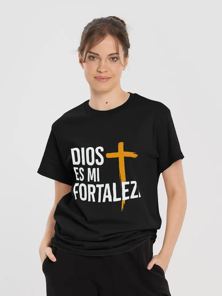 Camiseta Unisex Manga Corta | Dios es mi Fortaleza product image (2)