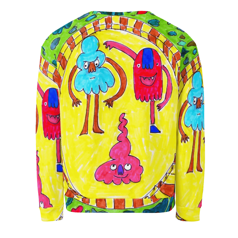 Abstract Doodle Folk Unisex Sweatshirt product image (6)