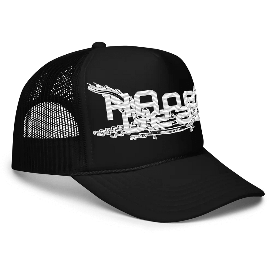 HApex Gear Black Embroidered Otto Foam Trucker Hat product image (3)