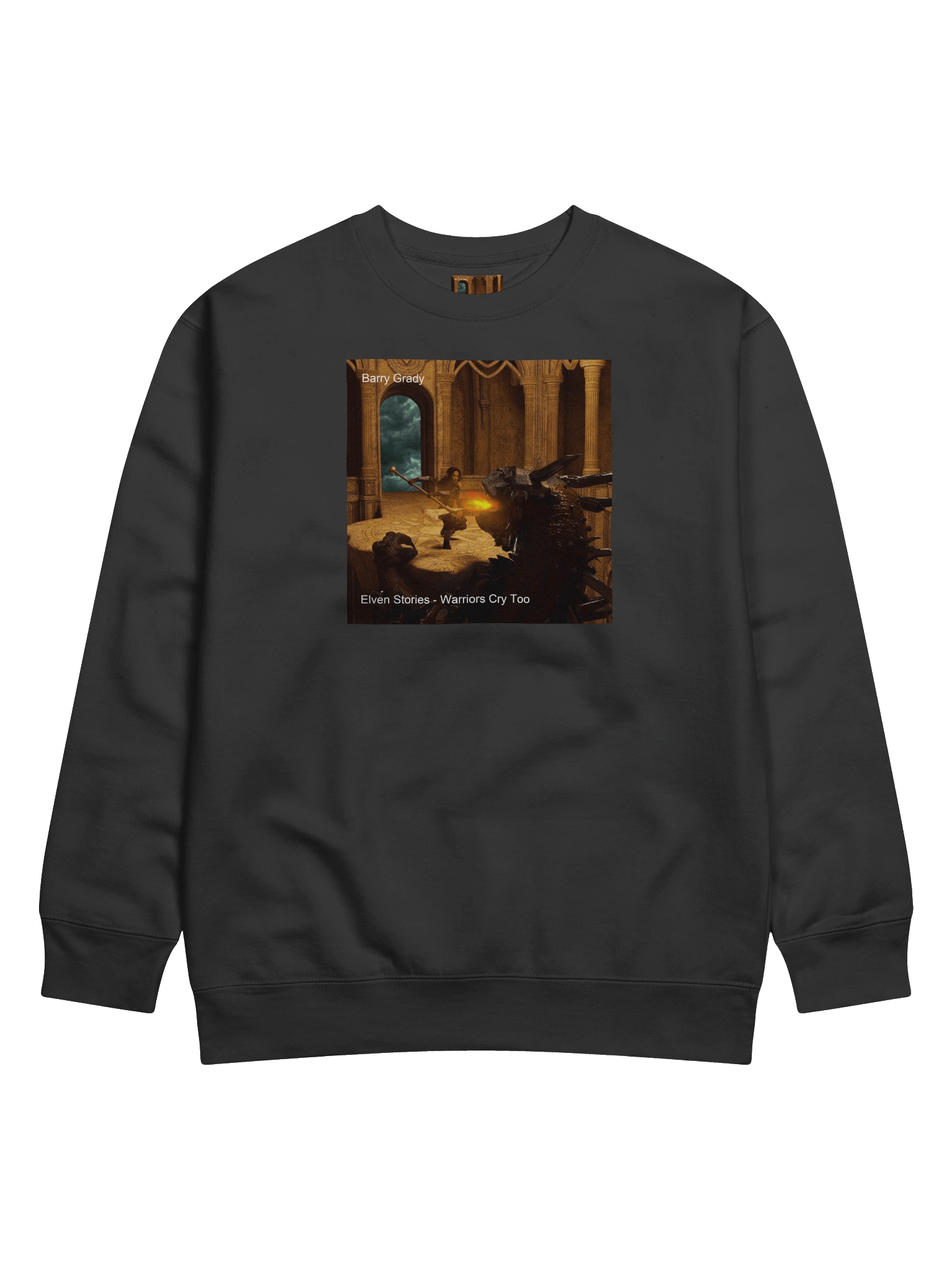 'Elven Stories - Warriors Cry Too' Premium Sweatshirt product image (1)