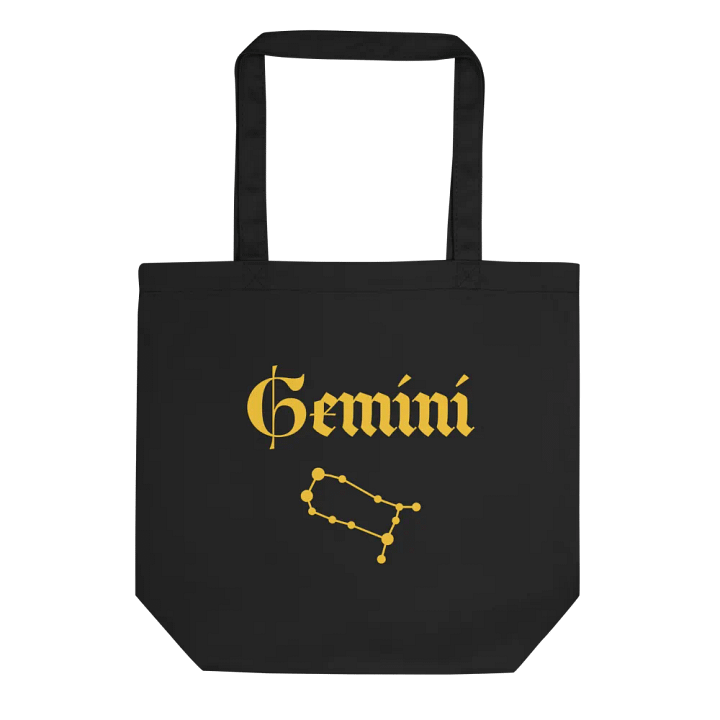 Celestial Gemini Organic Tote Bag product image (1)
