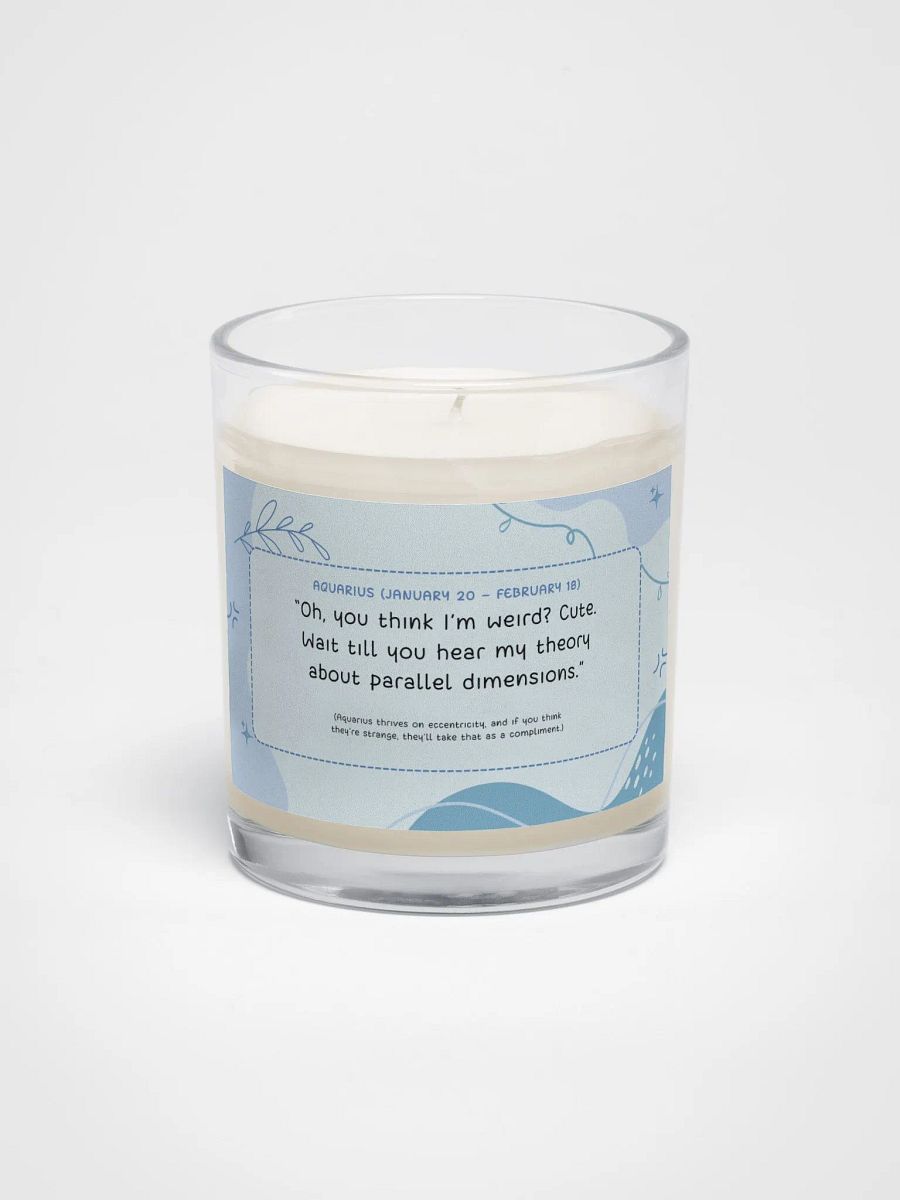 Aquarius - Zodiac Candles product image (1)
