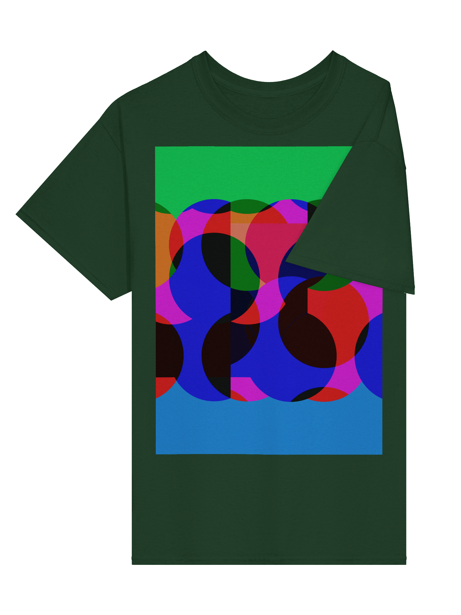 Abstract Circle Fusion T-Shirt product image (3)
