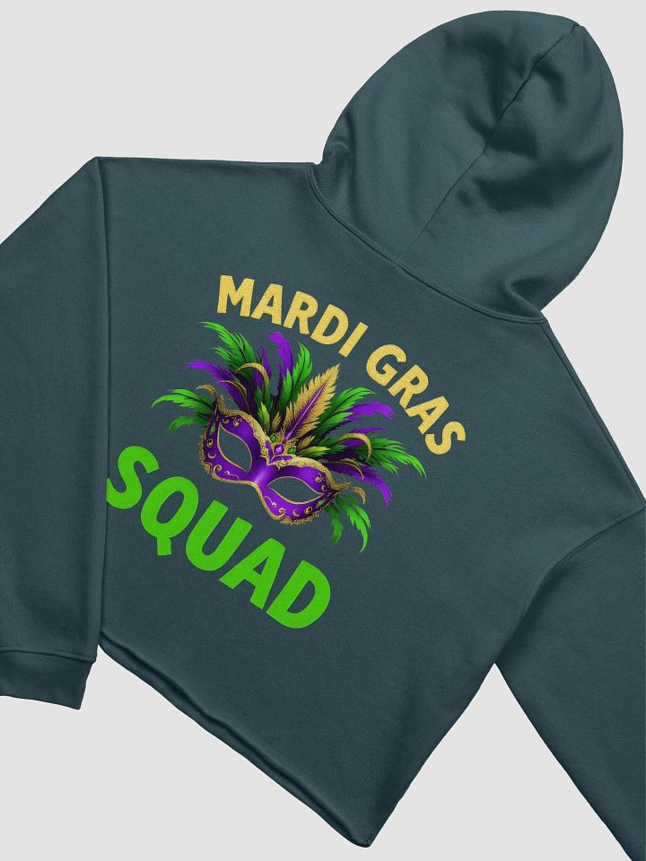Mardi Gras Squad Crop Hoodie product image (2)