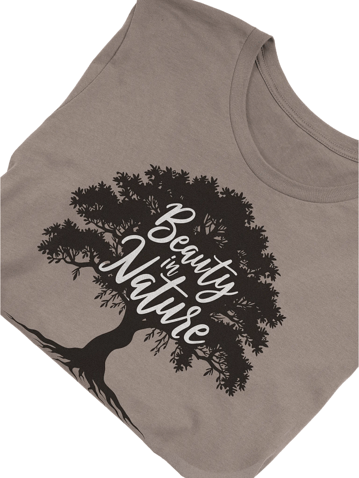 Beauty in Nature T-Shirt, Tree Silhouette Graphic Tee, Nature Lover Shirt, Outdoor Adventure Gift, Eco Friendly Unisex Hiking T-shirt product image (2)