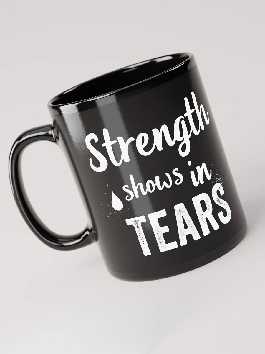Strength Shows in Tears  – The Johnny Depp Inspired Mug That Empowers You to Embrace Vulnerability and True Courage product image (3)