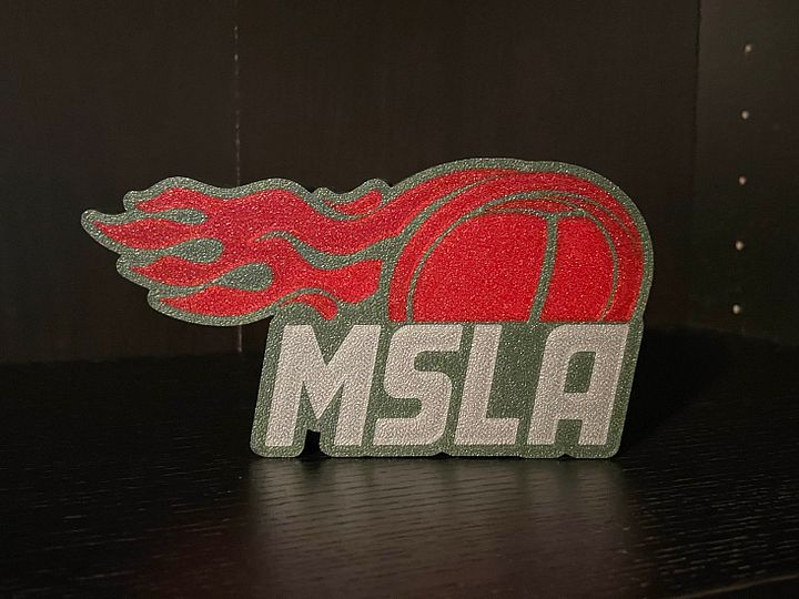 MSLA Racing Logo Lightbox - Christmas Green, Large product image (1)