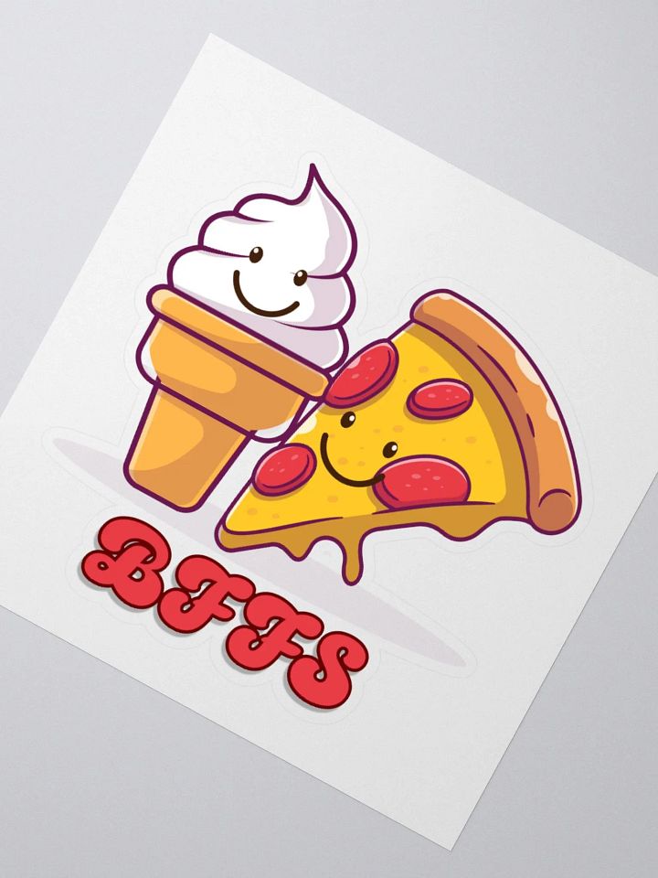 BFFs Pizza and Ice Cream Sticker product image (2)