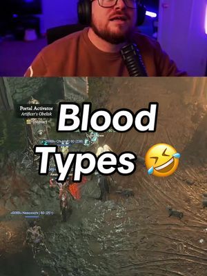 How blood types were invented 🤣🤣 #diablo4 #shenaningans #funny #diabloiv #mmo #mmorpg 