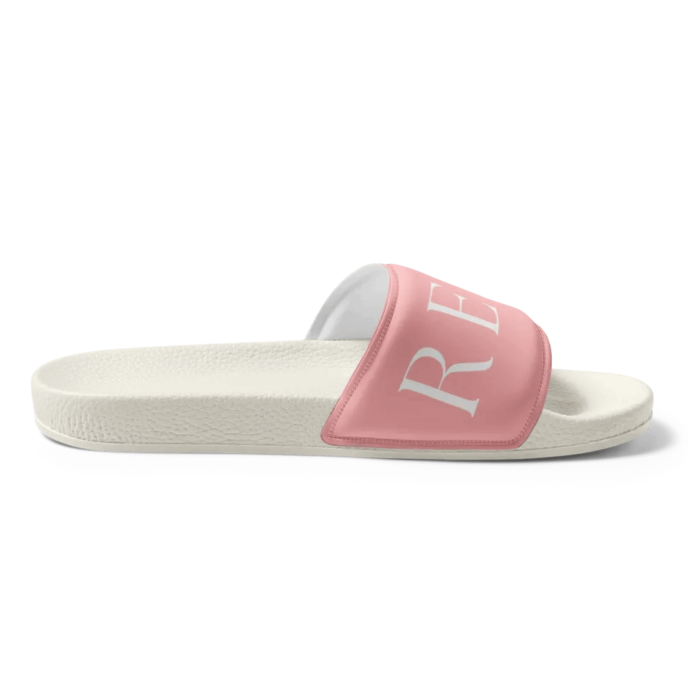 REAL Women's Slides - Pink & White product image (4)