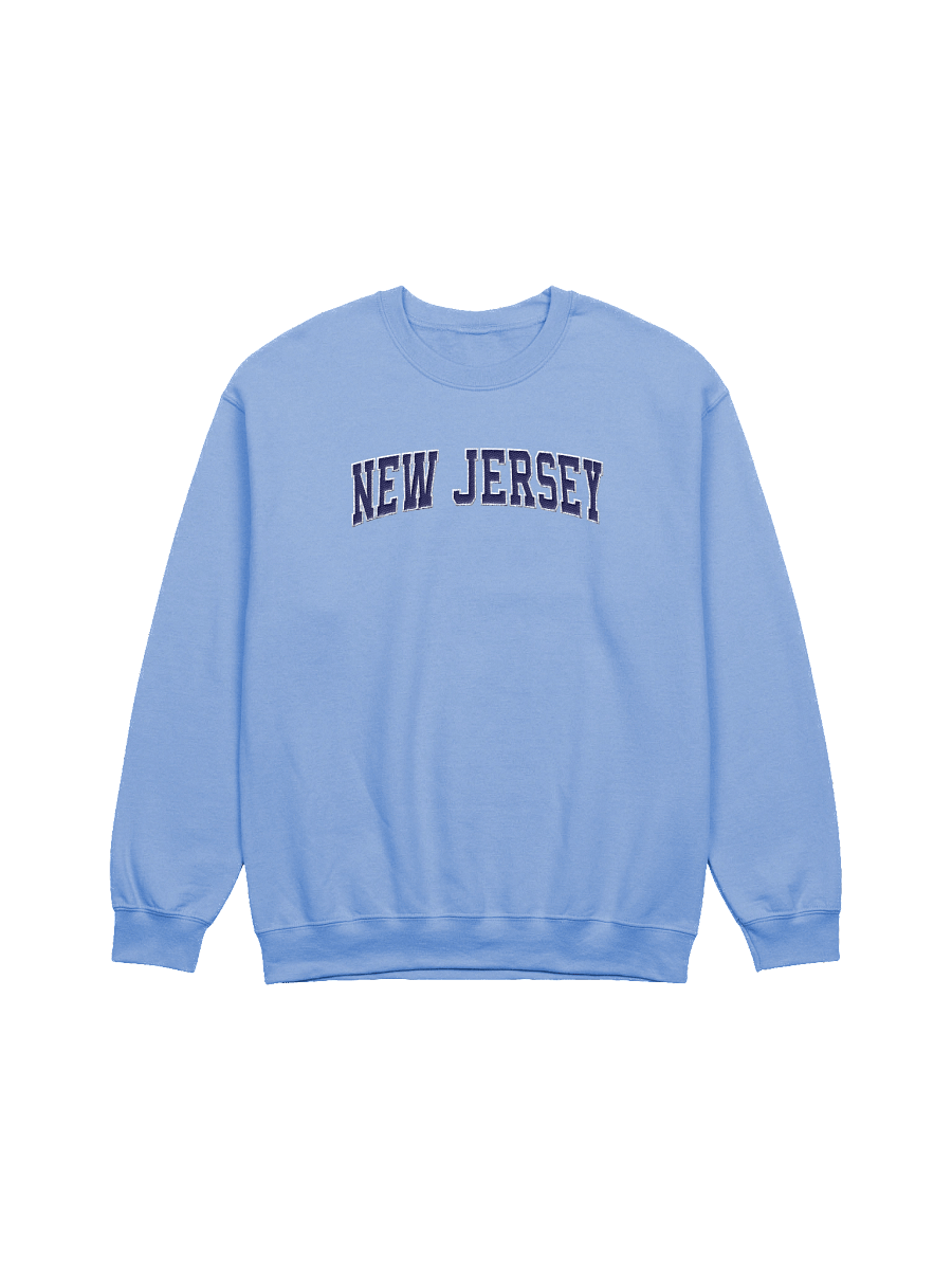 New Jersey Vintage Stylish Embroidery Classic Crewneck Sweatshirt product image (1)