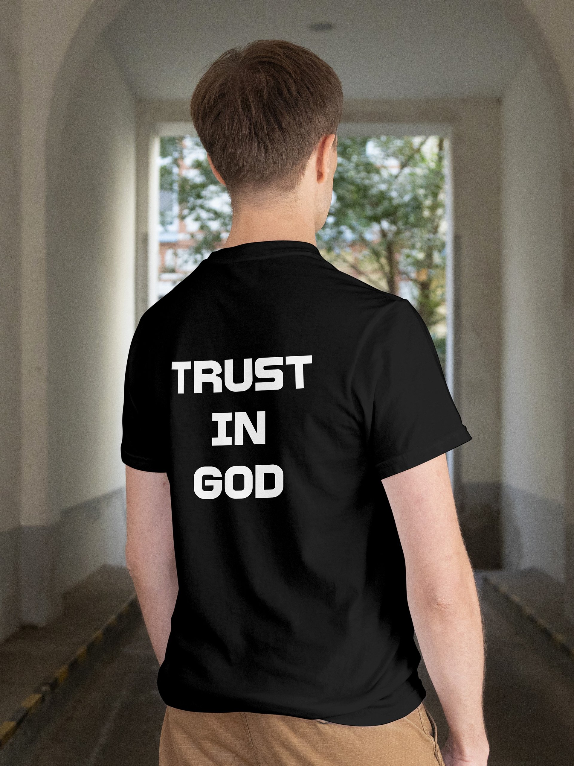 YHWH Heavyweight Tee - Bold Faith "Trust in God" product image (1)