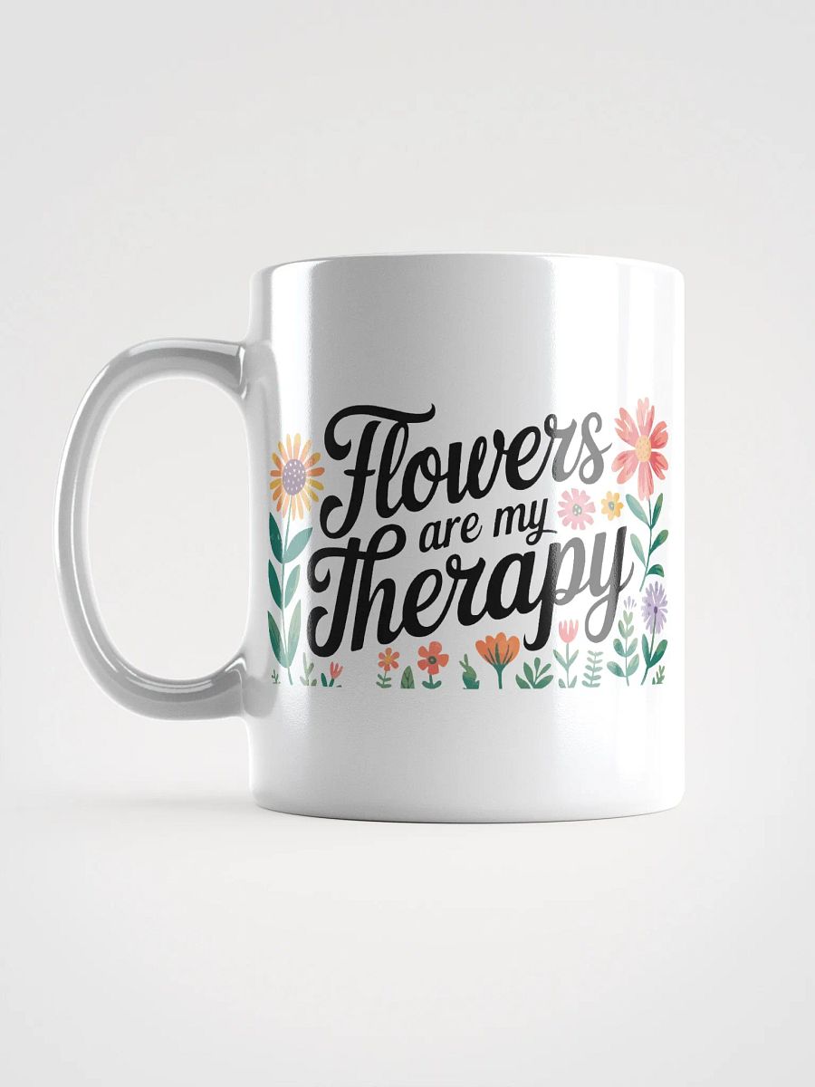 Flowers are my Therapy Flower Mug product image (4)