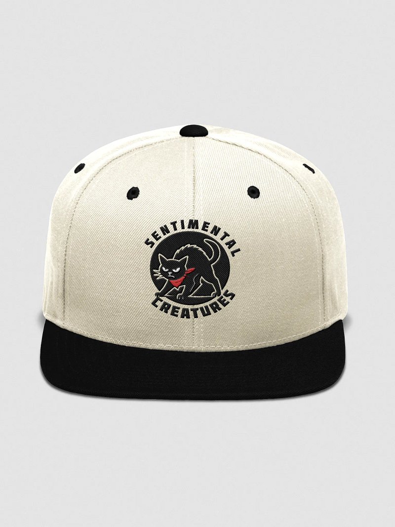 Embroidered Bandana Cat Logo Snapback