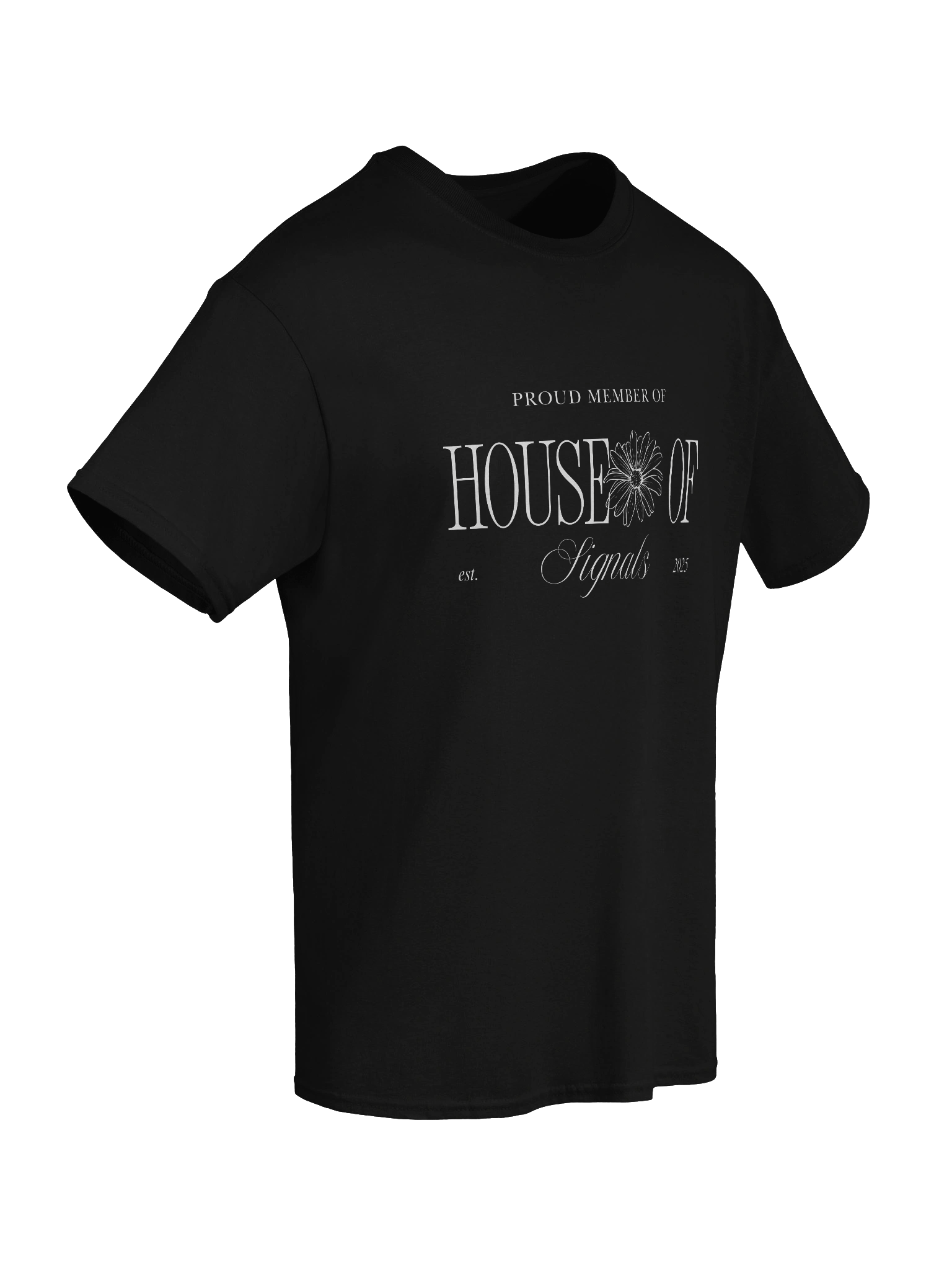 House of Signals Tee – Black / Capsule 01 product image (7)