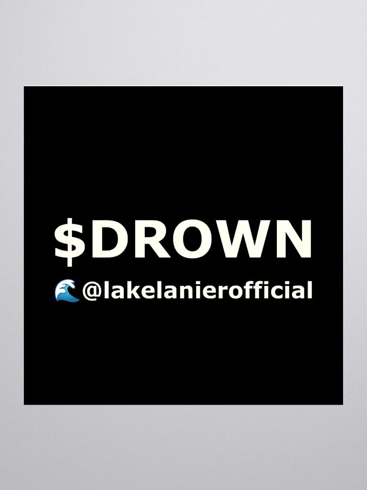 $DROWN Coin Sticker product image (3)