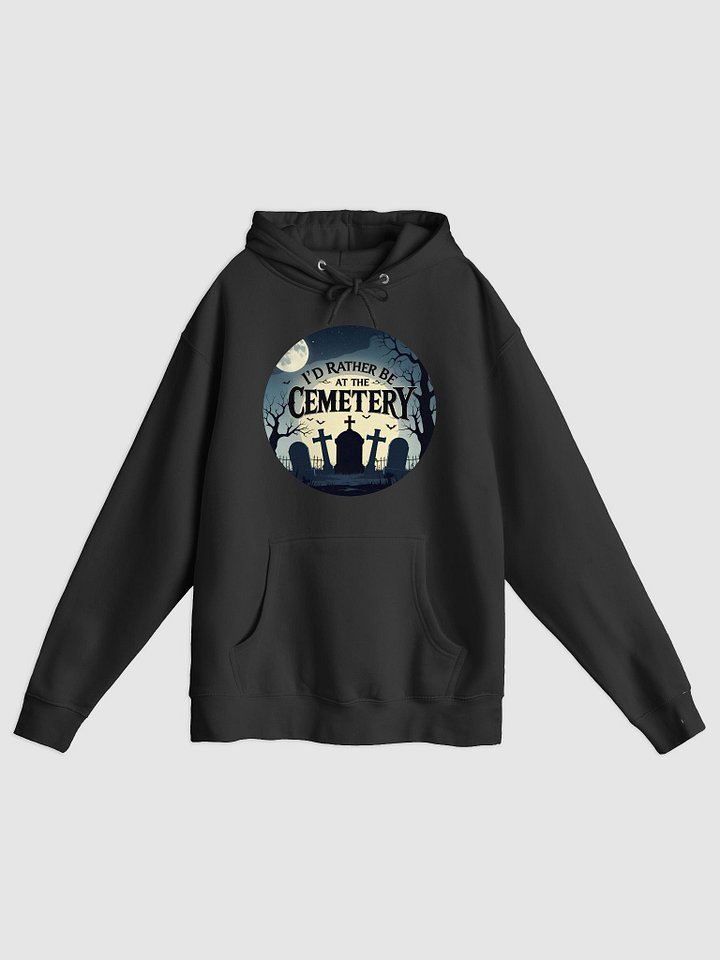 Eerie Cemetery Night Premium Hoodie product image (1)