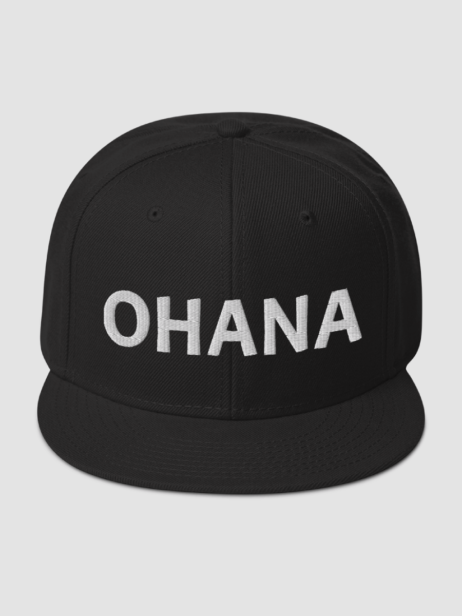Ohana Snapback Baseball Cap product image (2)