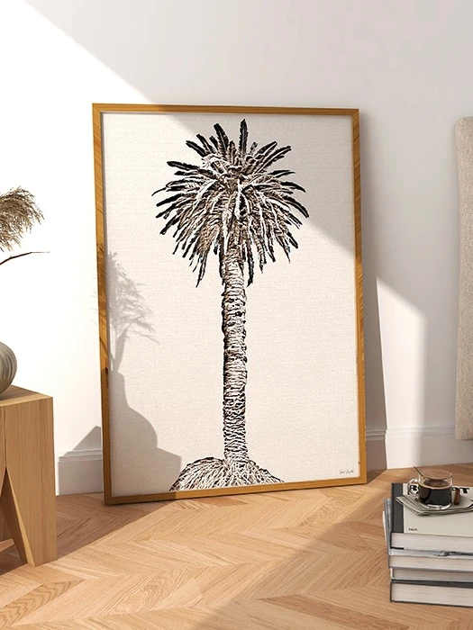 One Palm Tree - Parchment - Download product image (7)