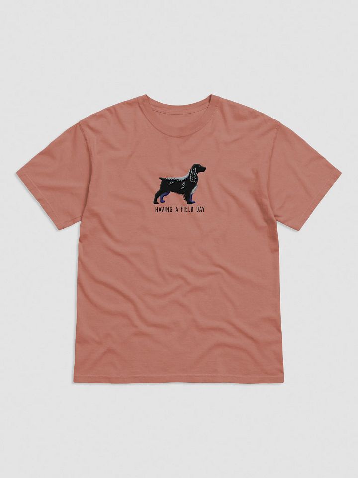 Having a Field Day T-Shirt(Embroidered) of a Field Spaniel(Black) product image (17)