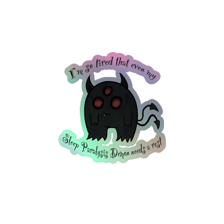 Sleep Paralysis Demon - Sticker Holo product image (1)