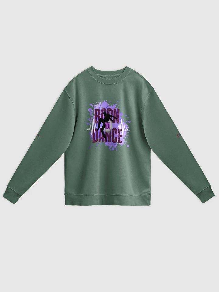 Born to Dance His Silhouette Unisex Pigment Dyed Sweatshirt product image (5)