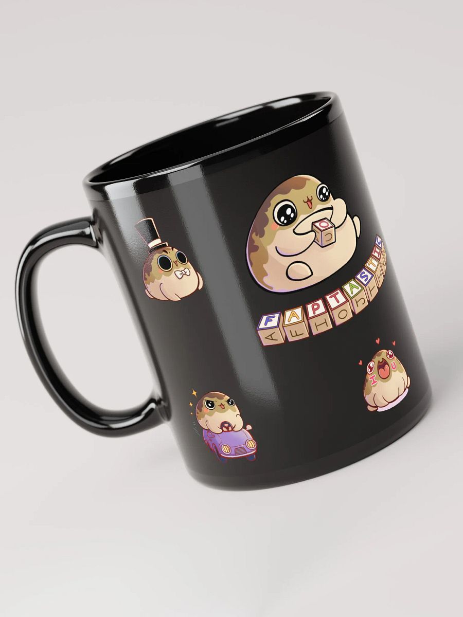 Mr Wawa & Tutzi Black Glossy Mug product image (5)