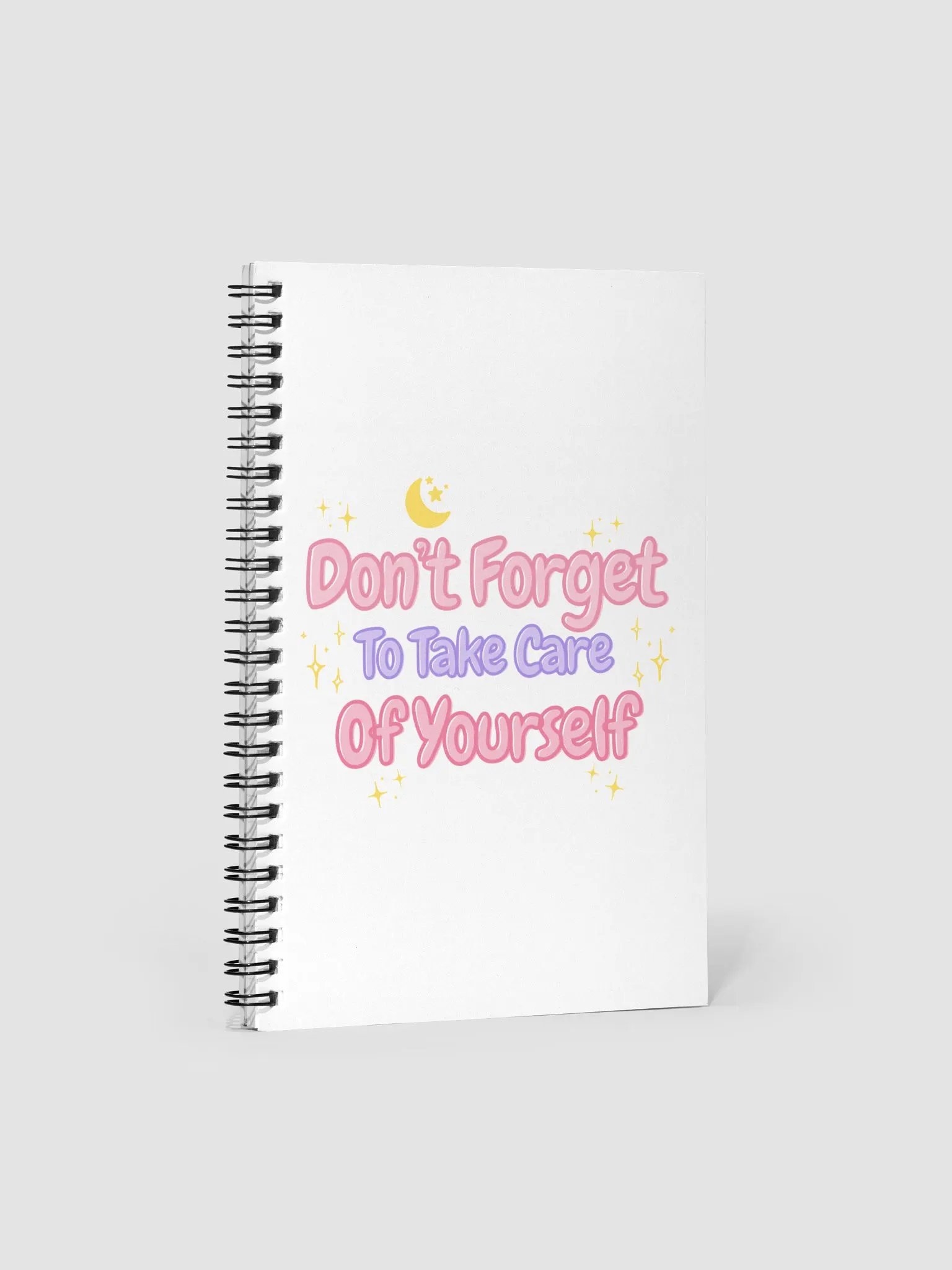 Starry Self-Care Spiral Notebook product image (1)