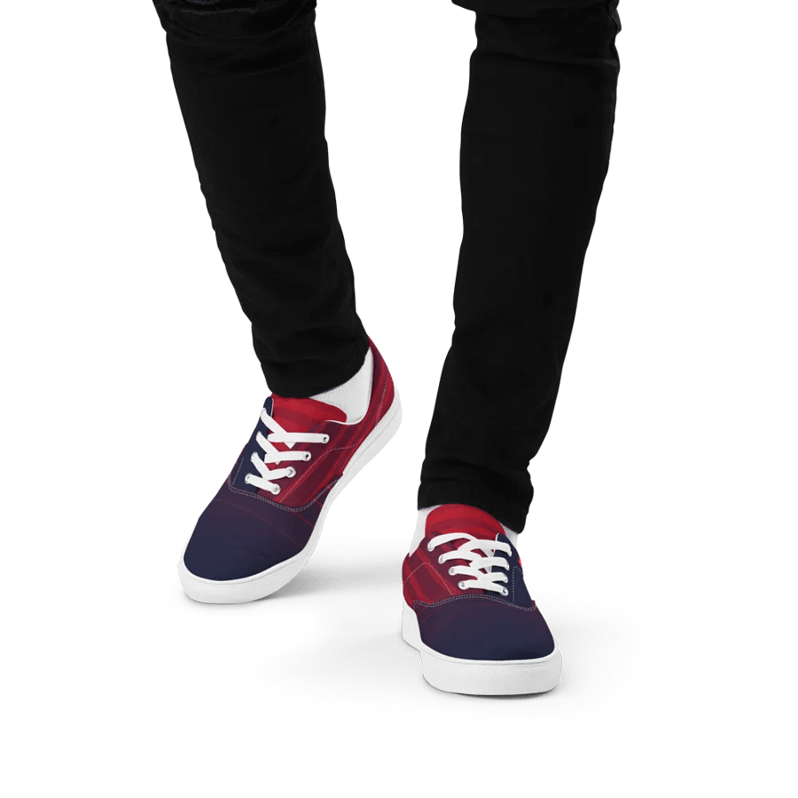 Blue & red Men's Canvas Shoes product image (5)
