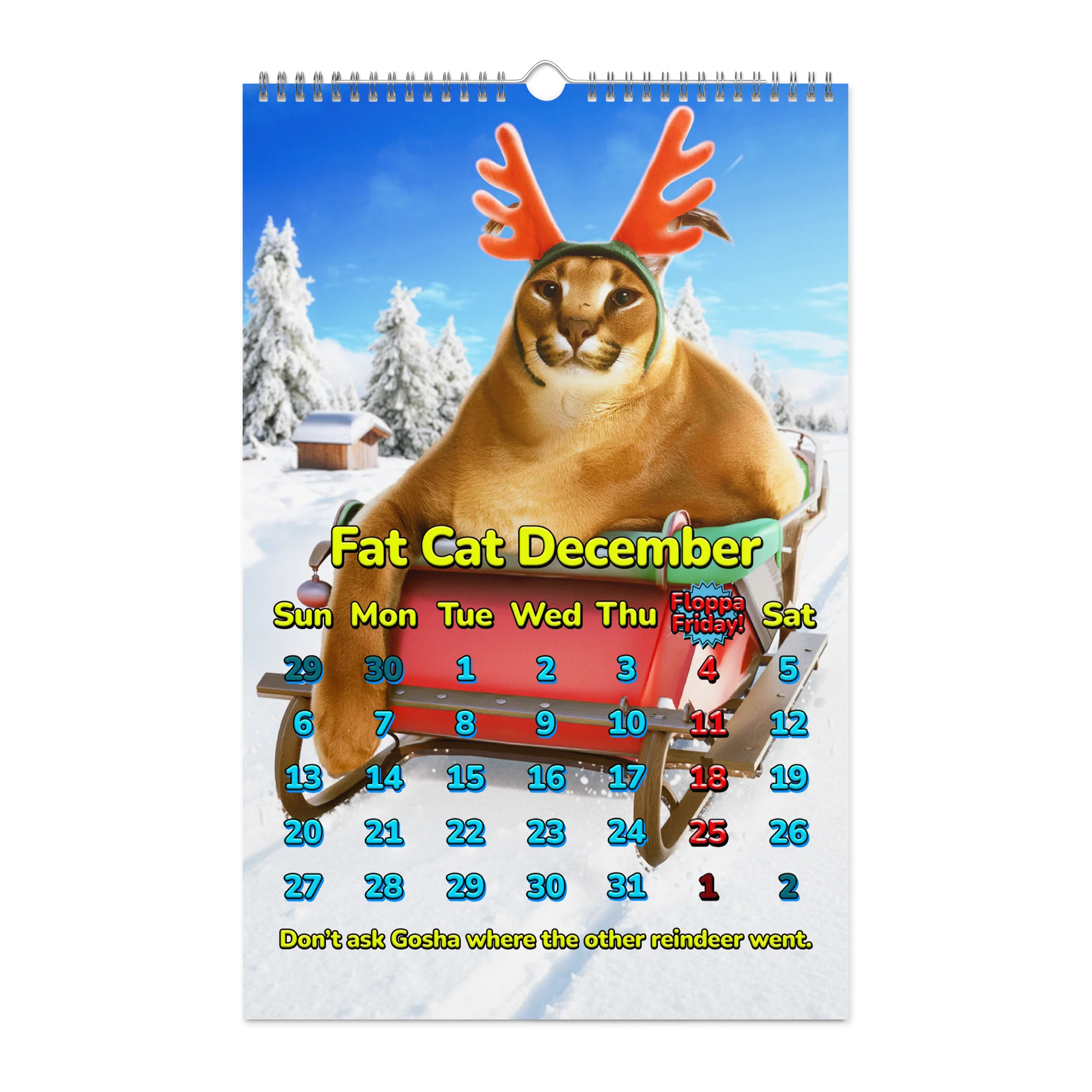BIG CARACALENDAR 2026 (Limited Edition) product image (2)
